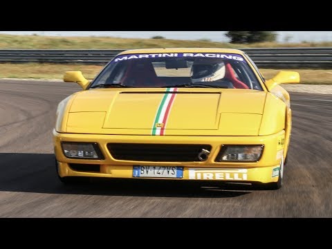 Ferrari 348 Challenge + GTS - TEST in pista - Davide Cironi Drive Experience (SUBS)