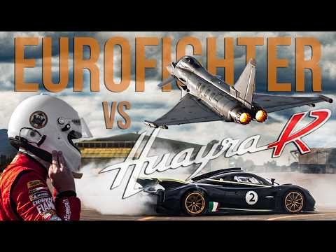 PAGANI HUAYRA R vs EUROFIGHTER: un giorno con l&#039;Aeronautica Militare - Davide Cironi